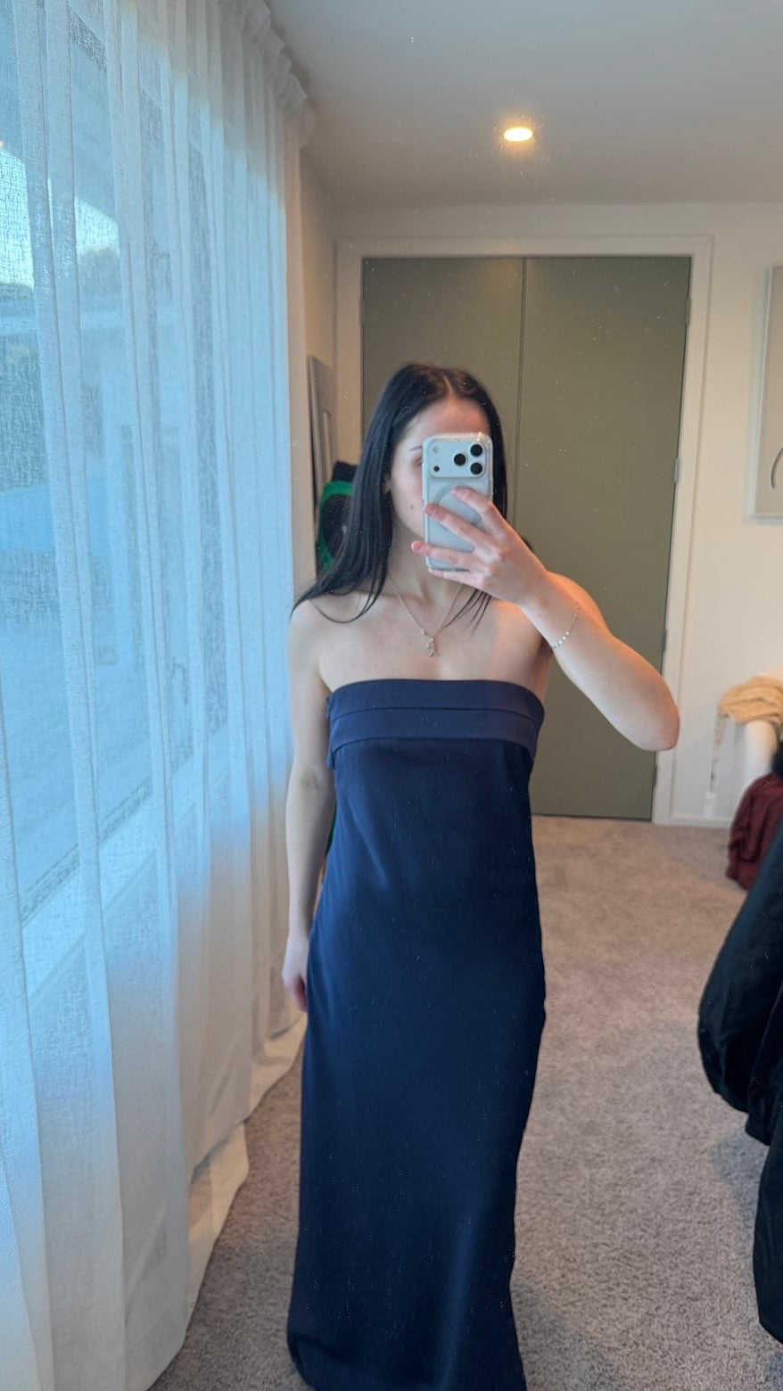 Beginning Boutique Strapless Maxi Dress