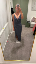 KOOKAÏ Dark Grey Midi Dress