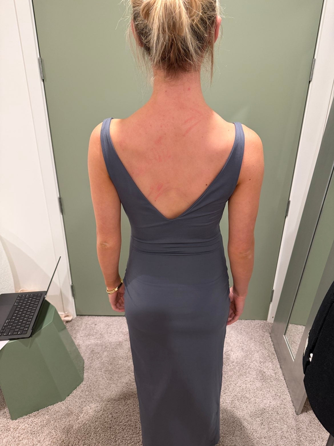 KOOKAÏ Dark Grey Midi Dress
