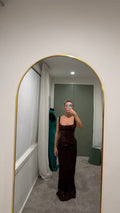 Backless Sleeveless Wrap Waist Bodycon Dress
