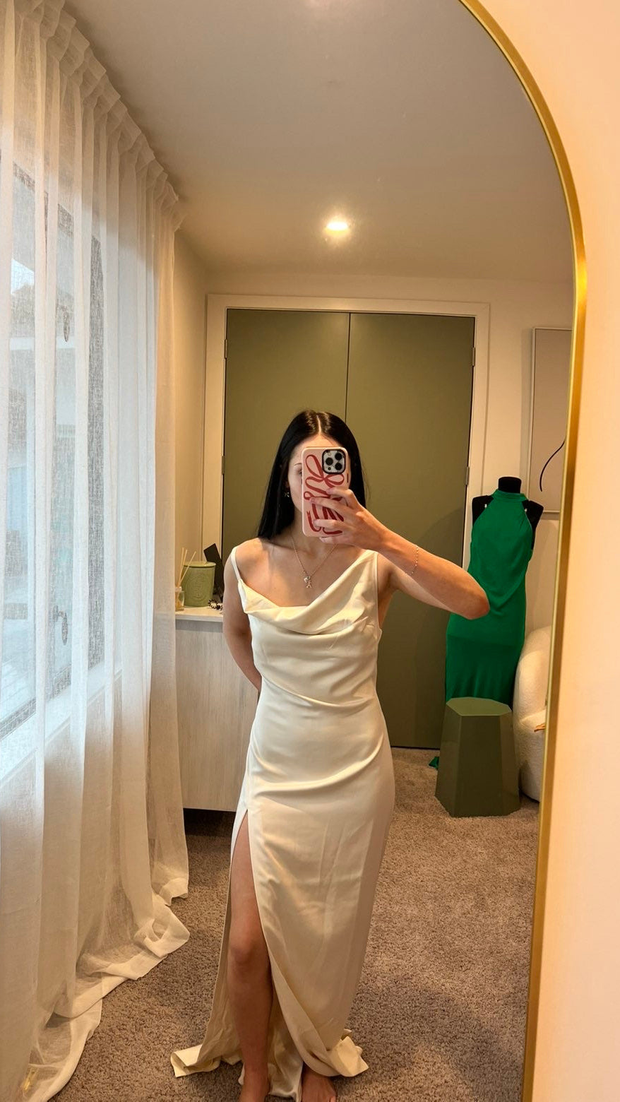 Camila Coelho Reyna Maxi Dress in Pearl White