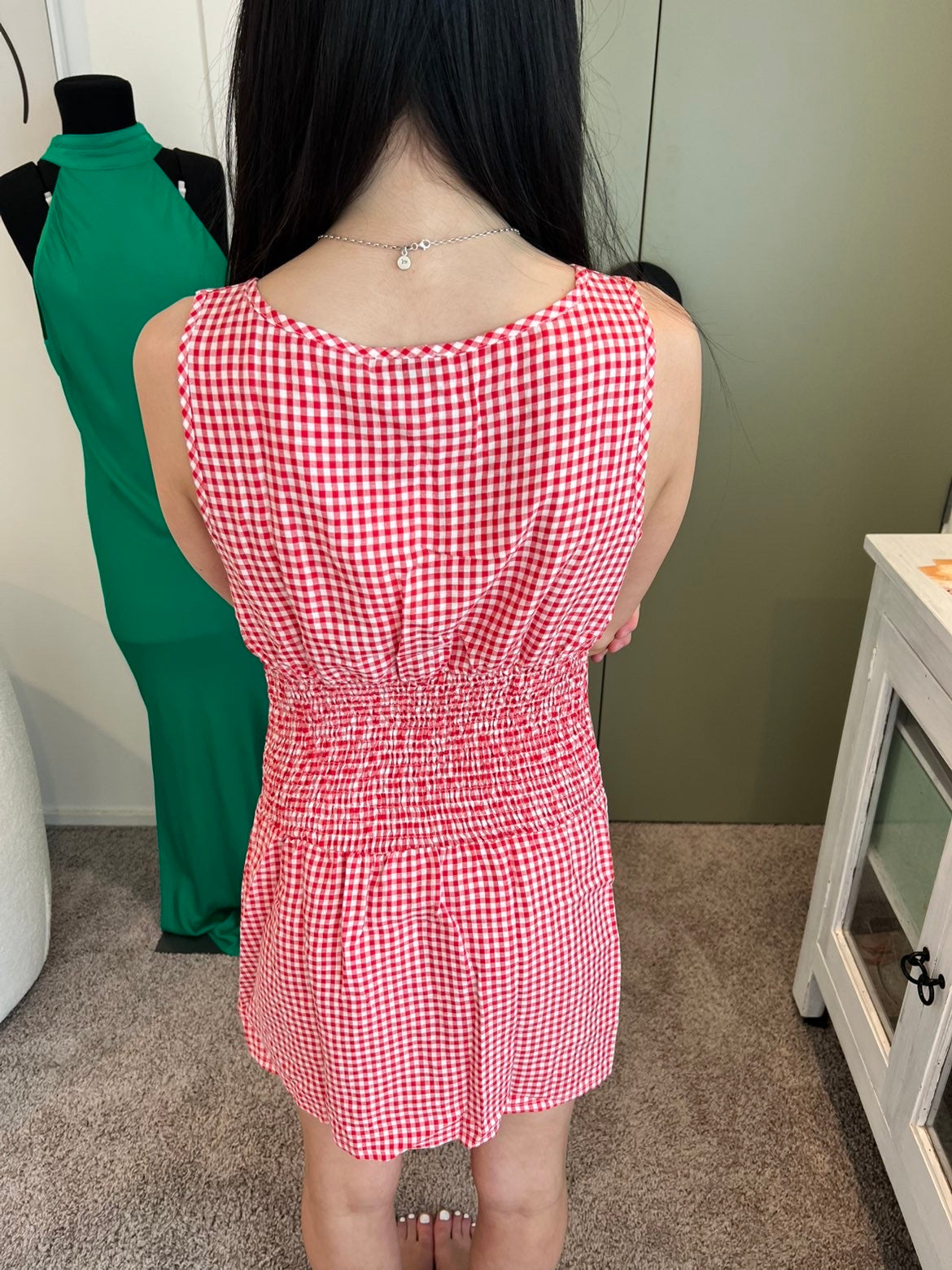 Meet Me There Gingham Dress
