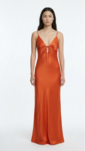 Peppermayo Flora Satin Maxi Dress