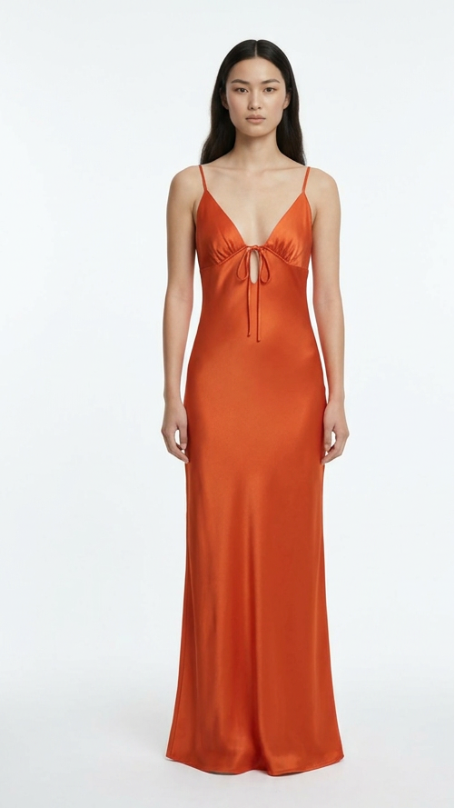 Peppermayo Flora Satin Maxi Dress